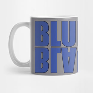 Blue- Blau in German Mug